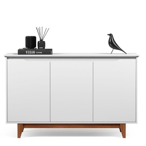 Buffet 3 Portas Flow Branco