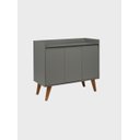 Ver imagem 3 de Aparador Buffet 90cm Retro MDF Verde Madri - On Móveis