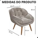 Ver imagem 6 de Poltrona California para Sala Veludo de Amamentação do Papai