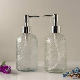 Suporte para Sabonete Líquido de Vidro 12 Peças Sortido Banheiro Bancada Dispenser - 4 Suporte para Sabonete Líquido de Vidro 12 Peças Sortido Banheiro Bancada Dispenser - 4