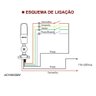Torre Luminosa Lta-505n 3 Cores Led | Sinalização Intermitente + Alarme Sonoro 220v - 3