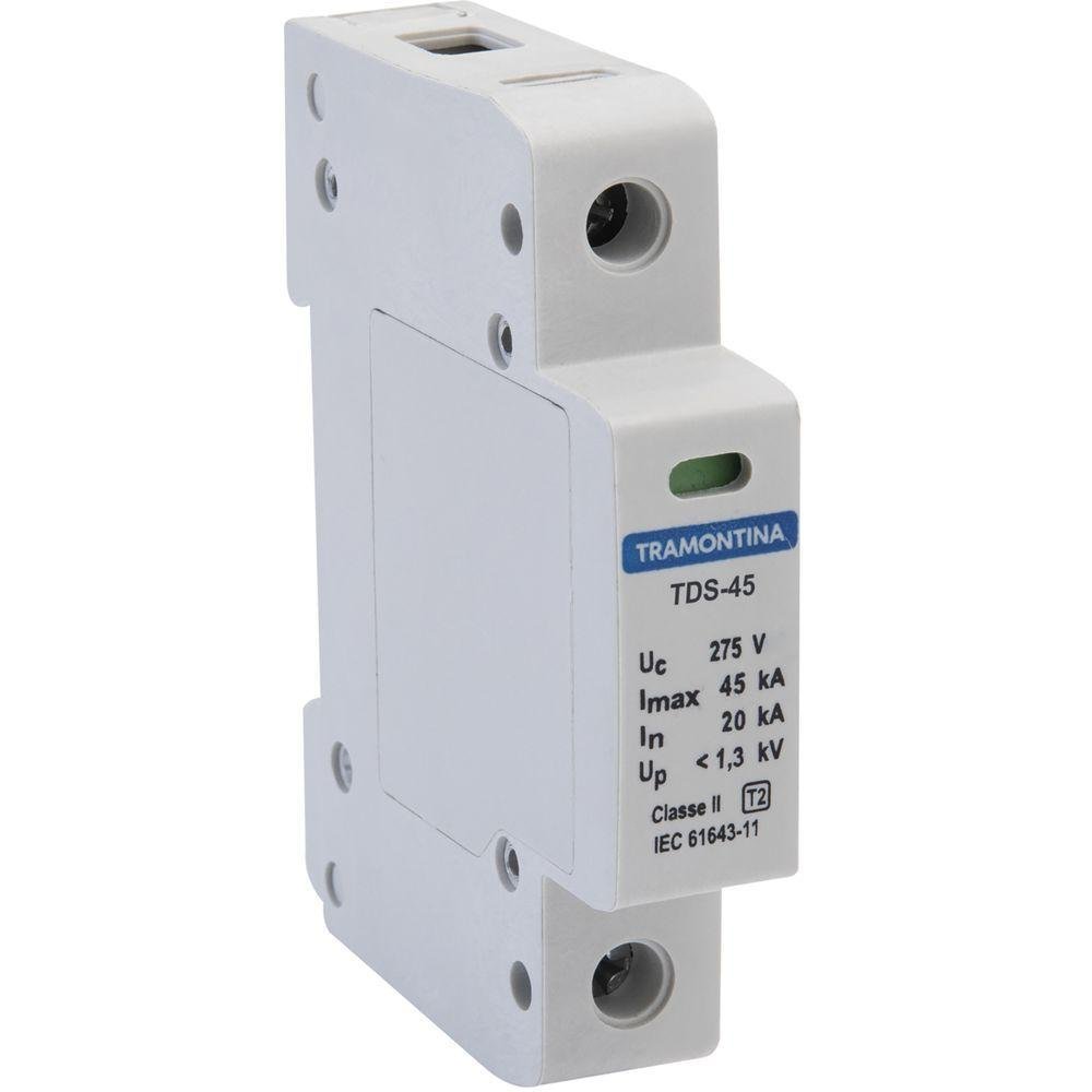 Dispositivo de Proteção contra Surtos Tramontina Tds 1 P 45 Ka 275 V Classe Ii - 1