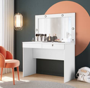 Ver imagem 1 de Penteadeira Camarim Capricho Jcm Movelaria - Branco