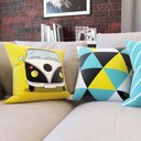 Ver imagem 3 de Almofadas Amarelas e Azuis Decorativas Kombi para Sofá 40x40