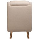 Ver mais imagens de Poltrona de Amamentação com Balanço Base Milka Fábula D02 Bouclê Marrom Claro B-122 - Lyam Decor