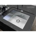 Ver imagem 1 de Cuba quadrada para cozinha embutir inox 304 50x40 marmore AJL