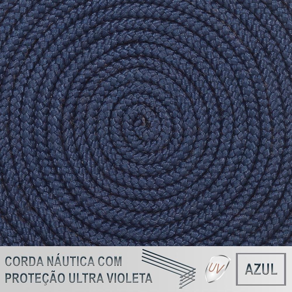 2 Cadeira Noronha Aluminio Micro Pintura Azul Marinho, Tr. Telinha Corda Nautica Azul Marinho, - 6