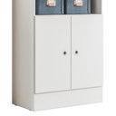 Ver imagem 3 de Armário Gamer 2 Portas Branco - Qmovi