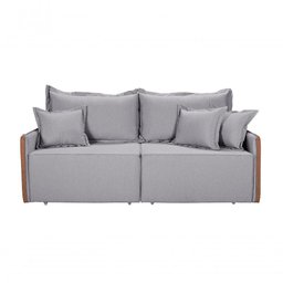 Sofá Bali 1,80 3 Lugares Compose Império Estofados Linho Linho Grafite 199/856 - 6