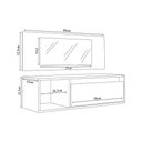 Ver imagem 5 de Penteadeira Camarim Potaro com Nicho Decorativo Preto G96 - Gran Belo