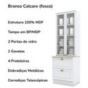 Ver imagem 6 de Cozinha Modulada 7 Pecas 343 Cm Ce172 Americana Henn Branco Calcare
