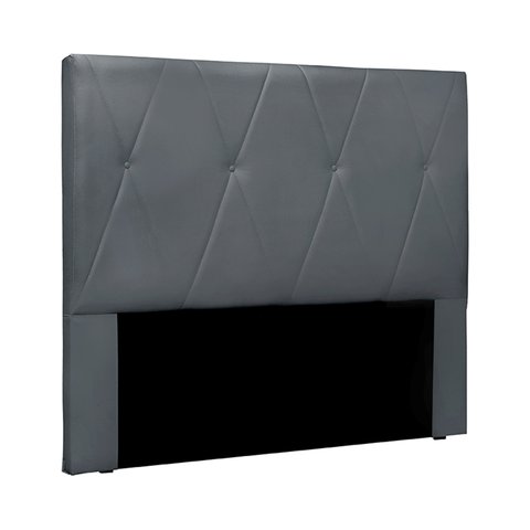 Cabeceira Decorativa Queen Size 1,60M Yves Veludo Cinza - Gran Belo
