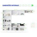 Ver imagem 3 de Cozinha Compacta Itatiaia 4 Peças 10 Portas em Aço Branca