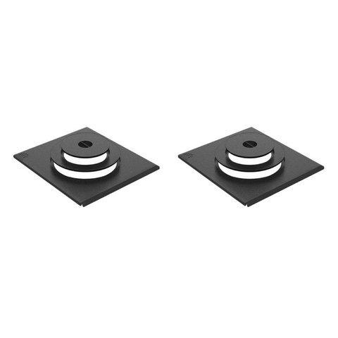 Kit 2 Chapa Modular Acoplável Fogão de Lenha 01 Furo 34x31cm