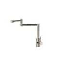 Ver imagem 2 de Torneira Misturador Monocomando Cozinha Articulável Dobrável Gourmet Aço Escovado 10835-560s Jiwi