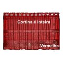 Ver imagem 4 de Cortina Vitro Renda 2,00m X 0,80cm Alt Vermelho