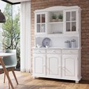 Ver imagem 1 de Armario Para Cozinha 5 Portas 3 Gavetas Madeira Maciça Siena Inter Link