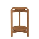 Ver imagem 1 de Mesa Lateral Lizz Redonda Cedro - Casa D