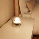 Ver imagem 3 de Abajur Luminária de Mesa Dama Interruptor e Globo e Lâmpada Branco Quente Decoração Casa Sala Quarto