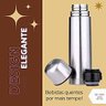 Garrafa Termica 950ml Inox Cafe Cha Água Chimarrao Fast Click Leite Terere Cuiaca Chima Termo Cantil - 5