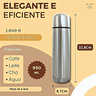 Garrafa Termica 950ml Inox Cafe Cha Água Chimarrao Fast Click Leite Terere Cuiaca Chima Termo Cantil - 3