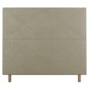 Ver imagem 4 de Cabeceira Cama Box Casal King Size Cairo 195cm Corano Bege