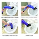 Ver imagem 7 de Kangur Blaster Desentupidor de Tubulações Alta Pressão de Ar Comprimido para Pia Vaso Sanitário