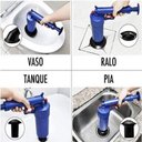 Ver imagem 5 de Kangur Blaster Desentupidor de Tubulações Alta Pressão de Ar Comprimido para Pia Vaso Sanitário