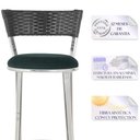 Ver imagem 3 de Banqueta Bistro para Bar, Cozinha, Balcão em Alumínio e Fibra Tc Zanutto 5 Unidades Preta