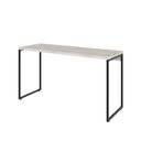 Ver imagem 5 de Kit Escritório Estante Areta 3 Prateleiras com Mesa Industrial Aspen 135cm C01 Snow - Lyam Decor