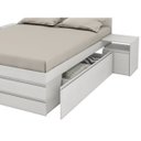 Ver imagem 6 de Cama Casal Multifuncional Madeira Maciça 6 Gavetas Comfort Linha Comfort Inter Link