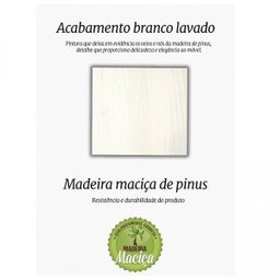 Cama Solteiro com 3 Gavetas e 1 Mesa de Cabeceira Charme - 12