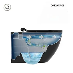 Louça Sanitária Suspensa - Asti Black - 3