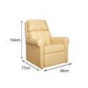 Ver imagem 2 de Poltrona Reclinável P/ Sala Mh1216 Two Way Courano Creme - Herval