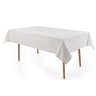 Toalha de Mesa Retangular 8 Lugares Sempre Limpa Lotus Branca Karsten - 1