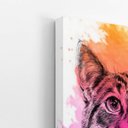 Ver imagem 3 de Quadro Gato Pets Animais Aquarela Arte Canvas 30x40cm