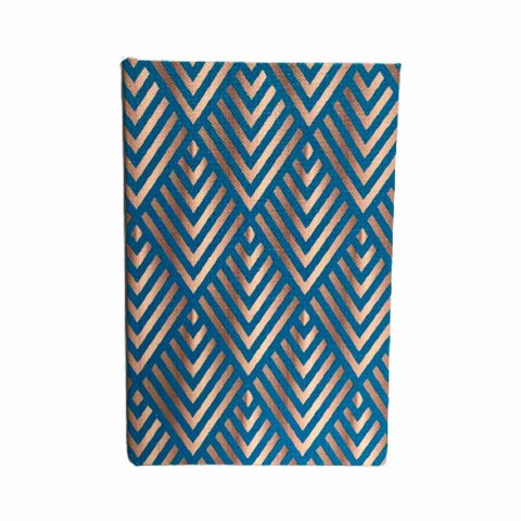 Caixa Livro Azul Ouro