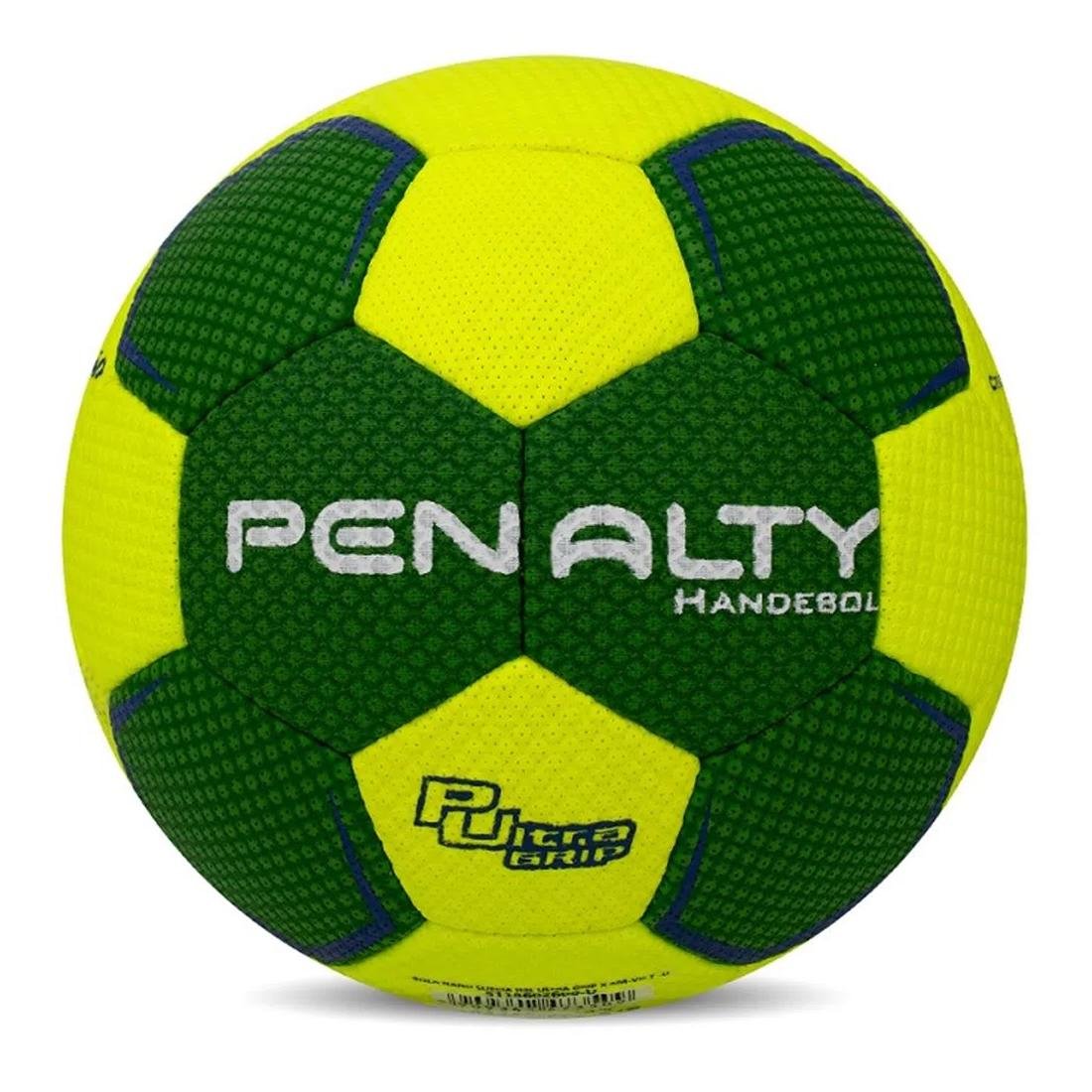 Bola Handebol Masculino Suécia H3L Ultra Grip X Penalty - Amarelo/Verde