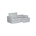 Ver imagem 4 de Sofá Cama Paris Retrátil e Reclinável em Linho Sofatec Palha