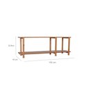 Ver imagem 4 de Rack Laguna 150cm com 2 Prateleiras Amêndoa