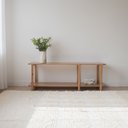 Ver imagem 1 de Rack Laguna 150cm com 2 Prateleiras Amêndoa