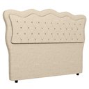 Ver imagem 1 de Cabeceira Casal King Cama Box 195cm Oregon I02 Linho Bege - Mpozenato