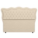 Ver imagem 6 de Cabeceira Casal King Cama Box 195cm Oregon I02 Linho Bege - Mpozenato
