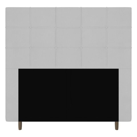 Cabeceira Cama Box Casal Queen Size Leiria 160cm Branco