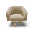 Ver imagem 6 de Cadeira Sala de Jantar Giratória Ma30 Kit 2 Stella Suede D03 - D’Rossi