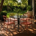Ver imagem 6 de Jogo 6 Cadeiras Plásticas Tramontina Empilháveis sem Braços para Jardim Varanda Summa Lia