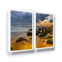 Ver imagem 2 de Quadros Mar Paisagem Pedras Decoração Sala Ambiente