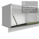 Ver imagem 6 de Rack Suspenso para Tv até 80 Polegadas 218 Cm 2 Portas Branco/verde Vik Madesa