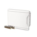 Ver imagem 1 de Quadro Distribuição PVC 11-16 Branco Tampa com Barramento Krona