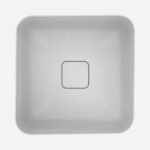 CUBA QUAZA DIAMANTE BADENZA BRANCO ACETINADO 38x38x15 cm - 3